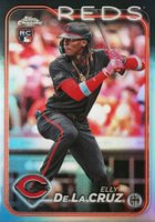 2024 Topps Chrome #44 Elly de La Cruz Refractor Baseball Card