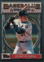 1993 Finest #199 Mike Piazza Baseball Card