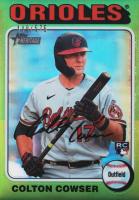 2024 Topps Heritage #388 Colton Cowser Chrome-Refractor Baseball Card