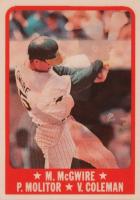 1988 Sportflics #221 '87 Highlights McGwire/Molitor/Coleman Baseball Card