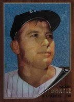 1996 Topps Mantle Finest #12 1962 Topps Reprint Baseball Card