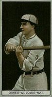 1912 Brown Backgrounds Broadleaf #142 Rebel Oakes Baseball Card