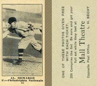 1916 Mall Theatre #45 Al Demaree Baseball Card