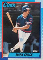 1990 Topps #240 Mark Grace Baseball Card