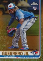 2019 Topps Complete Set #700 Vladimir Guerrero Jr. Chrome-Gold Refractor Baseball Card