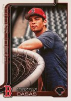 2025 Topps #11 Triston Casas Golden Mirror Variation Baseball Card