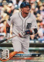 2018 Topps Chrome #26 Miguel Cabrera Refractor Baseball Card