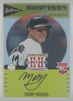 2013 Panini Hometown Heroes Hometown Signatures #HSMM Manny Machado Baseball Card