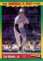 1988 Fleer Baseball's Best #34 Cal Ripkin Jr. Ripken Baseball Card