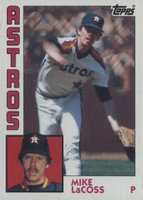1984 Topps #507 Mike LaCoss Baseball Card