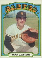 1972 Topps #39 Bob Barton Baseball Card