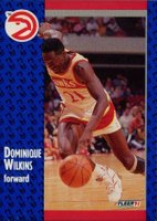 1991 Fleer #6 Dominique Wilkins Basketball Card