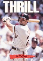 1993 Donruss Triple Play Nicknames #4 Will Clark Baseball Card