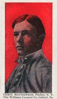 1910 Williams Caramel # Christy Mathewson Baseball Card