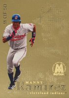 1999 Skybox Molten Metal Fusion #21F Manny Ramirez Titanium Baseball Card