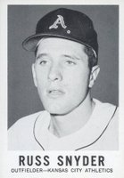 1960 Leaf #102 Russ Snyder Baseball Card