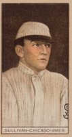 1912 Brown Backgrounds Common back # Billy Sullivan Baseball Card