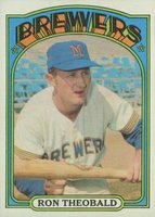 1972 Topps #77 Ron Theobald Baseball Card