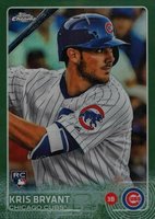 2015 Topps Chrome #112 Kris Bryant Green Refractor Baseball Card