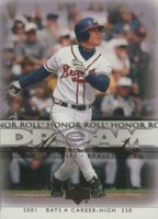 2002 Upper Deck Honor Roll #47 Chipper Jones Baseball Card