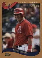 2019 Topps Transcendent VIP Party Mike Trout Through the Years #2002 Mike Trout Baseball Card