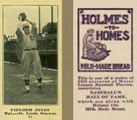 1916 Holmes for Homes Bread #91 Fielder Jones Baseball Card