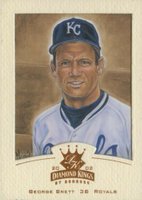 2002 Donruss Diamond Kings #140 George Brett Bronze Foil Baseball Card