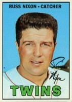 1967 Topps #446 Russ Nixon Baseball Card