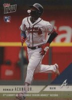 2018 Topps Now  #689 Ronald Acuna Jr. Baseball Card