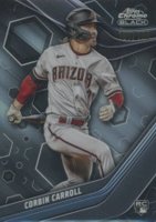 2023 Topps Chrome Black #93 Corbin Carroll Refractor Baseball Card