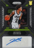 2023 Panini Prizm Sensational Signatures #SSKG Keyonte George Basketball Card