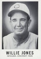 1960 Leaf #98 Willie Jones Baseball Card