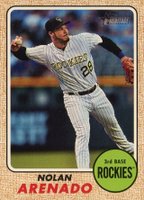 2017 Topps Heritage  #403 Nolan Arenado Action Baseball Card