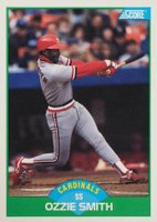 1989 Score #80 Ozzie Smith Baseball Card