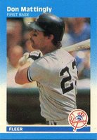 1987 Fleer Mini #66 Don Mattingly Baseball Card