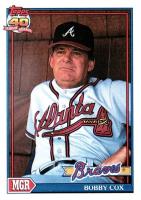 1991 Topps #759 Bobby Cox Baseball Card