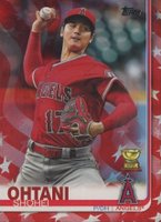 2019 Topps #600 Shohei Ohtani Independence Day Baseball Card