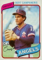 1980 Topps #505 Bert Campaneris Baseball Card