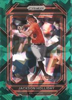 2023 Panini Prizm #160 Jackson Holliday Green Ice Baseball Card