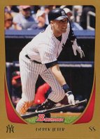 2011 Bowman #145 Derek Jeter Gold Baseball Card