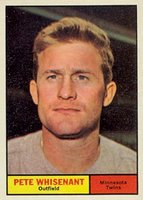 1961 Topps #201 Pete Whisenant Baseball Card