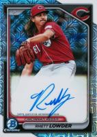 2024 Bowman Mega Box Chrome Bowman Prospect Mega Autographs #RL Rhett Lowder Baseball Card