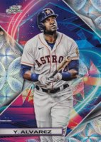 2022 Topps Cosmic Chrome #101 Yordan Alvarez Nucleus Refractor Baseball Card