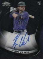2022 Topps Chrome Black Autographs #RV Ryan Vilade Baseball Card