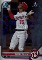 2022 Bowman Draft #BDC23 Elijah Green Chrome Baseball Card