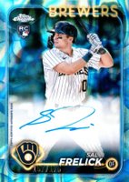 2024 Topps Chrome Update Chrome Rookie Autographs #RASF Sal Frelick Aqua/Blue Lava Lamp Baseball Card