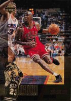 1995 Upper Deck Jordan Collection #JC18 Michael Jordan 1991 NBA MVP-Jumbo Basketball Card