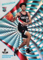 2018 Panini Revolution #137 Anfernee Simons Sunburst Basketball Card