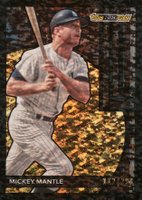 2024 Topps Update Topps Black Gold #BG23 Mickey Mantle Black Baseball Card