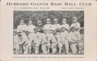 1900 Postcards & Trade # 1914 Hubbard Giants Baseball Card